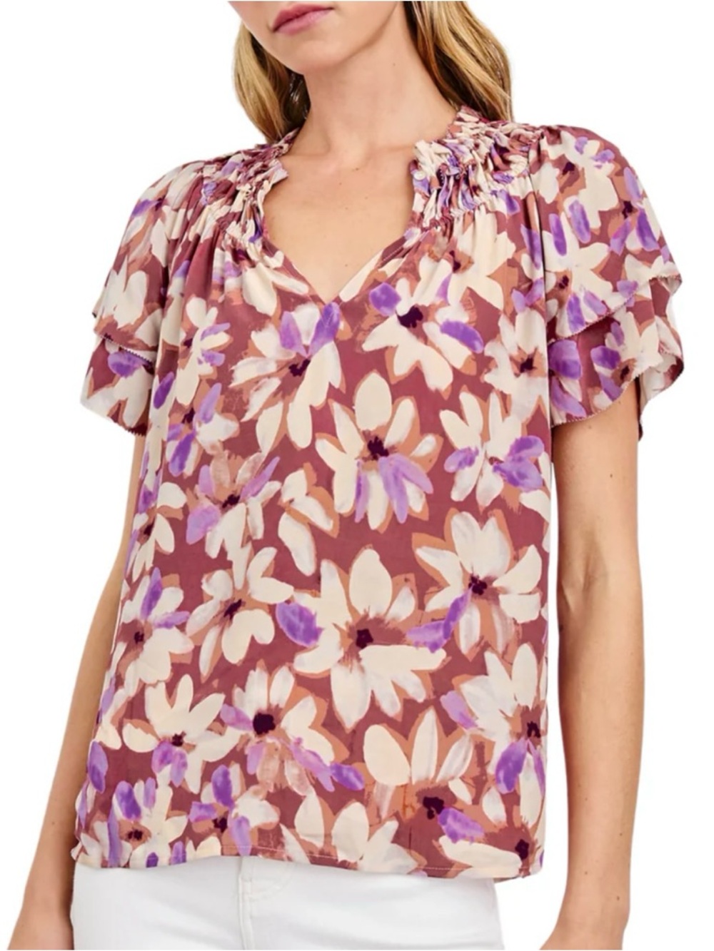 Rails Floral Blouse